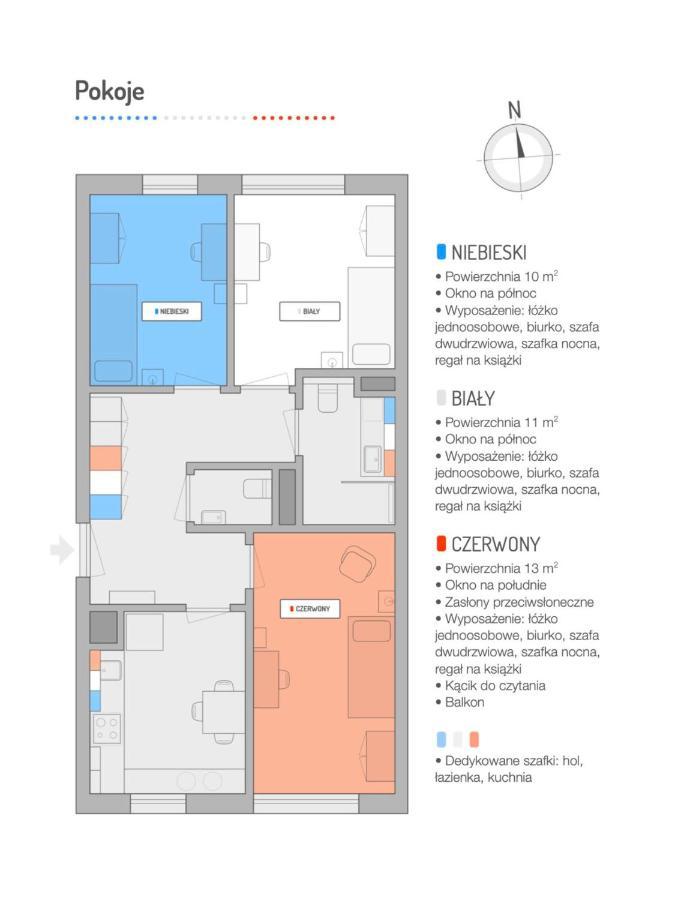 3 Kolory - Pokoje W Mieszkaniu Wspoldzielonym Apartment Varşovia Exterior foto